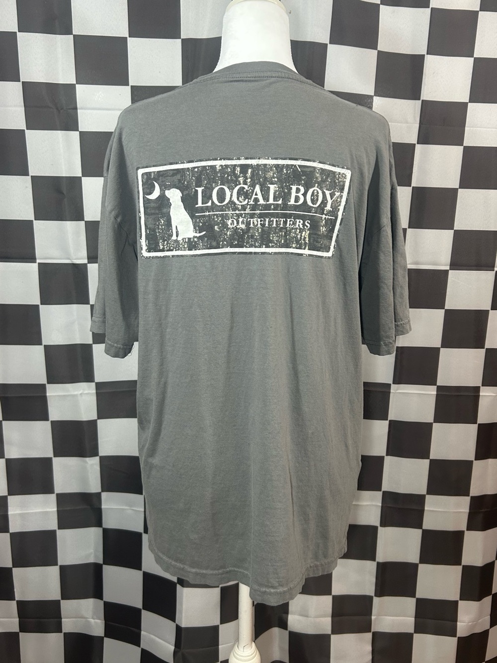 Local Boy Gray Graphic T-Shirt